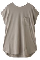 【フォーコーナーズ/+FOUR CORNERS】のビッグシルエットTシャツ 人気、トレンドファッション・服の通販 founy(ファニー) ファッション Fashion レディースファッション Fashion for Women トップス・カットソー Cut & Sew Tops シャツ・ブラウス・オフィスカジュアル Elegant Blouses & Button-Ups ロングTシャツ・Tシャツ Longline T-Shirts & Tees カットソー・ベーシックTシャツ Cut-and-Sewn Tops / Stretch Tees & Basics ショート Short, Short Length スリーブ Sleeve, Long Sleeve / Short Sleeve ビッグ Big, Oversized ファブリック Fabric, Textile フレンチ French, French Style リラックス Relax, Relaxed Fit 今季 This Season, Current Season 夏 Summer thumbnail ベージュ|ID: prp329100000018467 ipo3291000000032840699