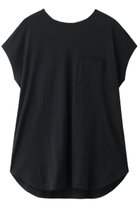 【フォーコーナーズ/+FOUR CORNERS】のビッグシルエットTシャツ 人気、トレンドファッション・服の通販 founy(ファニー) ファッション Fashion レディースファッション Fashion for Women トップス・カットソー Cut & Sew Tops シャツ・ブラウス・オフィスカジュアル Elegant Blouses & Button-Ups ロングTシャツ・Tシャツ Longline T-Shirts & Tees カットソー・ベーシックTシャツ Cut-and-Sewn Tops / Stretch Tees & Basics ショート Short, Short Length スリーブ Sleeve, Long Sleeve / Short Sleeve ビッグ Big, Oversized ファブリック Fabric, Textile フレンチ French, French Style リラックス Relax, Relaxed Fit 今季 This Season, Current Season 夏 Summer thumbnail ブラック|ID: prp329100000018467 ipo3291000000032840710