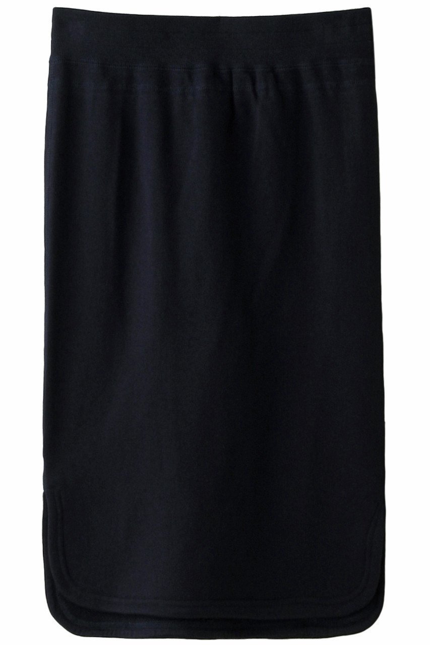 【フォーコーナーズ/+FOUR CORNERS】の裏毛スカート インテリア・キッズ・メンズ・レディースファッション・服の通販 founy(ファニー) 　ファッション　Fashion　レディースファッション　Fashion for Women　スカート　Skirts　シンプル　Simple, Minimal　フィット　Fit, Slim Fit　定番　Standard, Basic Item　ネイビー|ID: prp329100000018471 ipo3291000000035345411