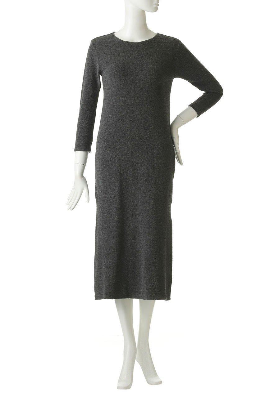【フォーコーナーズ/+FOUR CORNERS】のパイルロングワンピ 人気、トレンドファッション・服の通販 founy(ファニー) 　ファッション　Fashion　レディースファッション　WOMEN　ワンピース　Dress　チュニック　Tunic　チュニック　Tunic　フィット　Fit　リラックス　Relax　ロング　Long　other-2|ID: prp329100000018474 ipo3291000000031436930