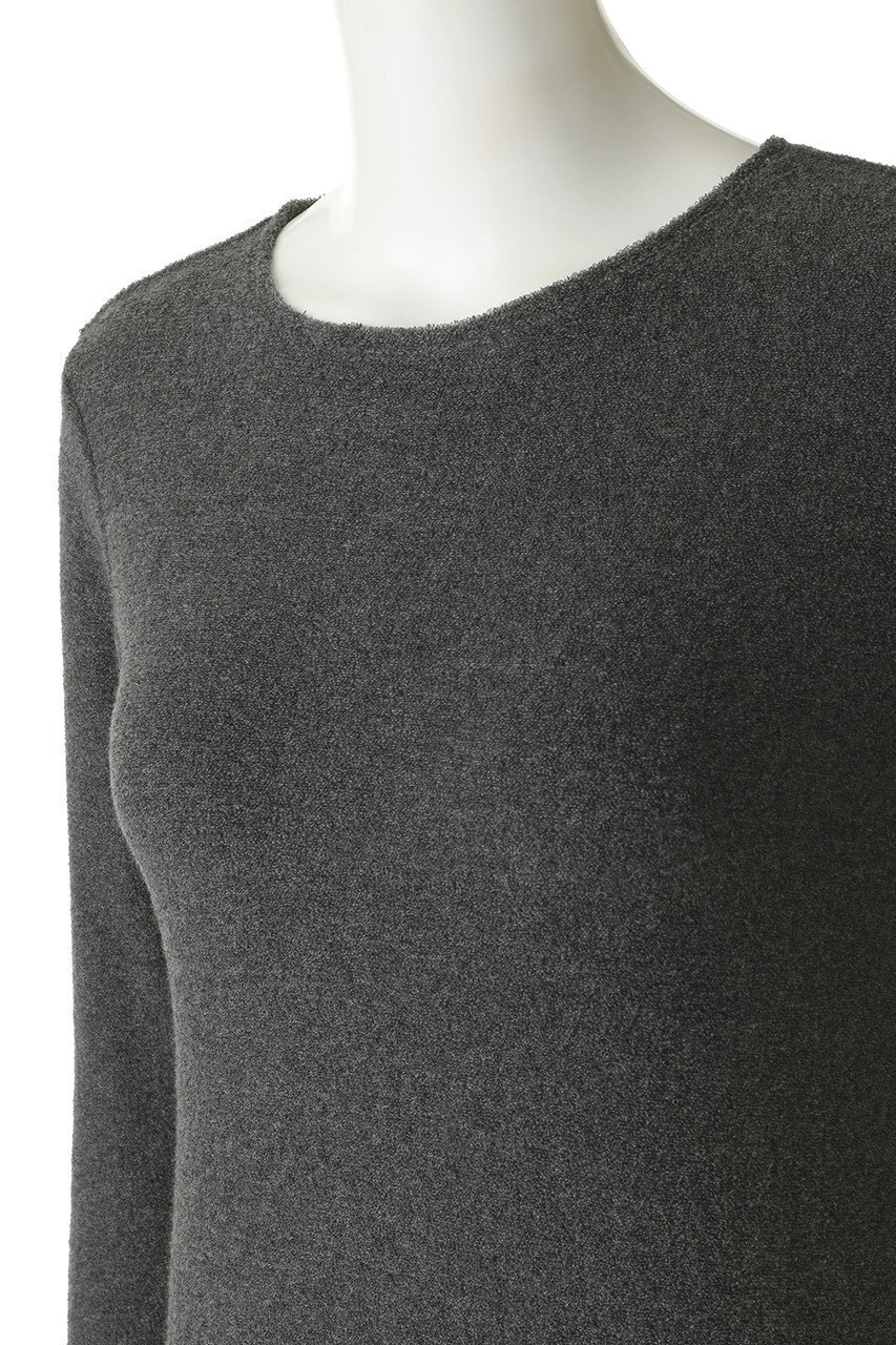 【フォーコーナーズ/+FOUR CORNERS】のパイルロングワンピ 人気、トレンドファッション・服の通販 founy(ファニー) 　ファッション　Fashion　レディースファッション　WOMEN　ワンピース　Dress　チュニック　Tunic　チュニック　Tunic　フィット　Fit　リラックス　Relax　ロング　Long　other-5|ID: prp329100000018474 ipo3291000000031436936