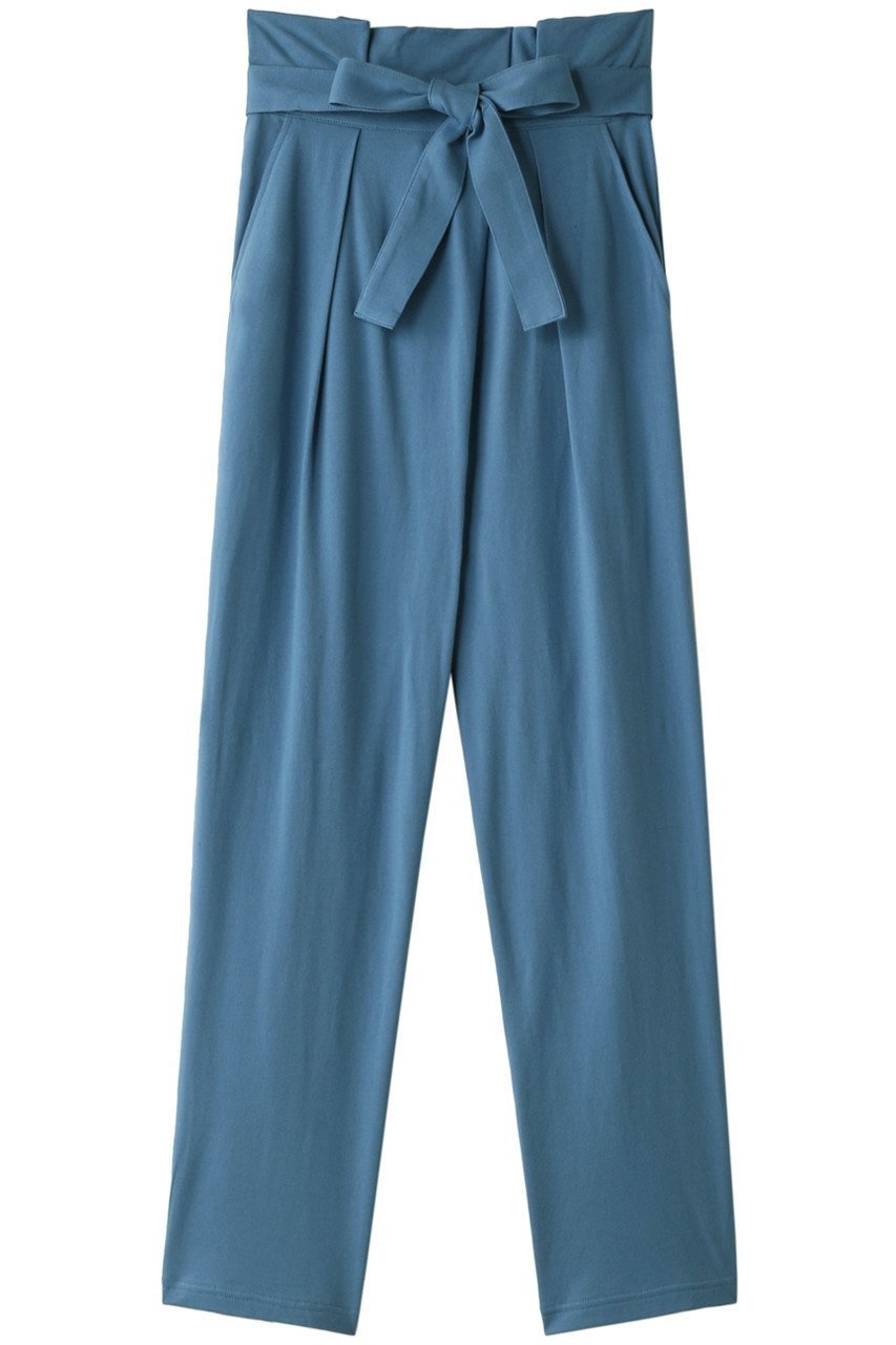 【フォーコーナーズ/+FOUR CORNERS】のタックパンツ インテリア・キッズ・メンズ・レディースファッション・服の通販 founy(ファニー) ファッション Fashion レディースファッション Fashion for Women パンツ Pants & Trousers おすすめ Recommended / Our Picks カットソー Cut and Sewn Top リボン Ribbon, Bow リラックス Relax, Relaxed Fit ブルー|ID: prp329100000018477 ipo3291000000035423141