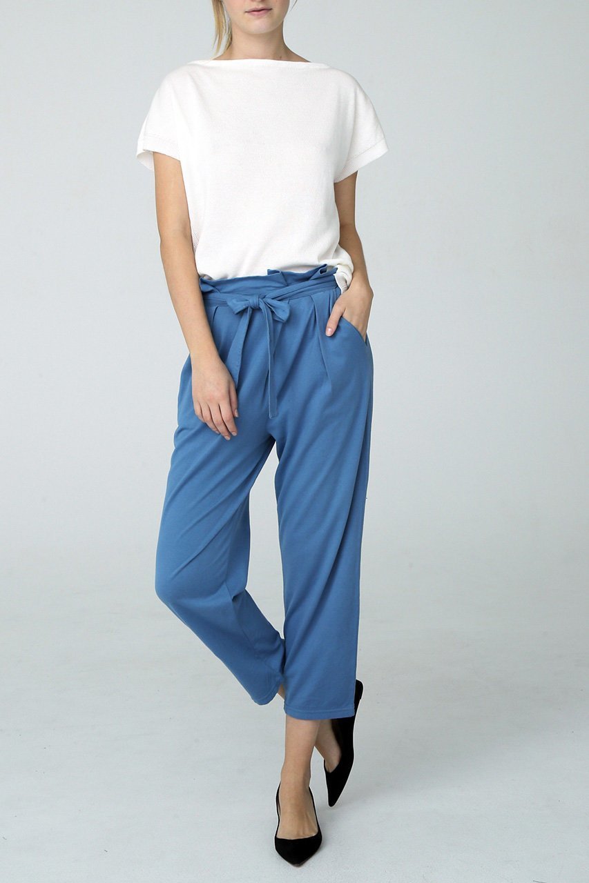 【フォーコーナーズ/+FOUR CORNERS】のタックパンツ 人気、トレンドファッション・服の通販 founy(ファニー) ファッション Fashion レディースファッション Fashion for Women パンツ Pants & Trousers おすすめ Recommended / Our Picks カットソー Cut and Sewn Top リボン Ribbon, Bow リラックス Relax, Relaxed Fit other-6|ID: prp329100000018477 ipo3291000000035423151