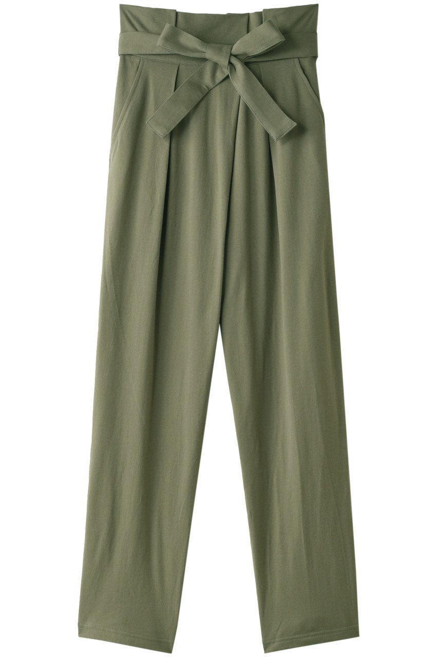 【フォーコーナーズ/+FOUR CORNERS】のタックパンツ インテリア・キッズ・メンズ・レディースファッション・服の通販 founy(ファニー) ファッション Fashion レディースファッション Fashion for Women パンツ Pants & Trousers おすすめ Recommended / Our Picks カットソー Cut and Sewn Top リボン Ribbon, Bow リラックス Relax, Relaxed Fit カーキ|ID: prp329100000018477 ipo3291000000035812898