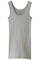 【フォーコーナーズ/+FOUR CORNERS】のハーフミラノタンクトップ グレー|ID: prp329100000018478 ipo3291000000035890997