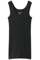 【フォーコーナーズ/+FOUR CORNERS】のハーフミラノタンクトップ ブラック|ID: prp329100000018478 ipo3291000000035890999