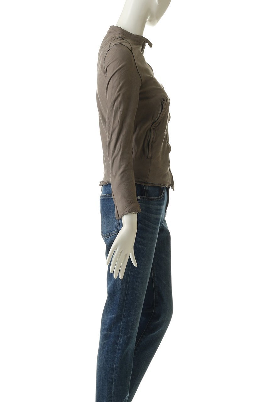 【シシ/sisii】のヌバックレザーシングルライダースジャケット 人気、トレンドファッション・服の通販 founy(ファニー) 　ファッション　Fashion　レディースファッション　Fashion for Women　アウター　Coat / Outerwear Collection　レディースジャケット・軽アウター　Jackets　ライダースジャケット / レザースタイル　Riders Jackets & Biker Style　コンパクト　Compact, Small Size　ジャケット　Jacket, Outerwear　スリム　Slim, Slim Fit　ライダースジャケット　Riders, Biker Jacket　定番　Standard, Basic Item　other-3|ID: prp329100000018502 ipo3291000000032917480