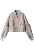 【シシ/sisii】の【sisii×大草直子】L-2Bレザーフライトジャケット 人気、トレンドファッション・服の通販 founy(ファニー) ファッション Fashion レディースファッション Fashion for Women アウター Coat / Outerwear Collection レディースジャケット・軽アウター Jackets ウォッシャブル Machine Washable ショート Short, Short Length ジャケット Jacket, Outerwear 定番 Standard, Basic Item 洗える Machine Washable thumbnail ダスティグレー|ID: prp329100000018505 ipo3291000000036556920