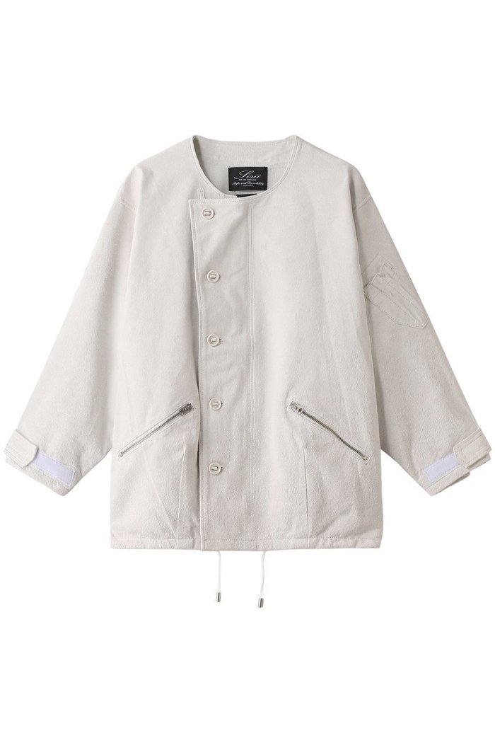 【シシ/sisii】のノーカラーラフレザーブルゾン インテリア・キッズ・メンズ・レディースファッション・服の通販 founy(ファニー) https://founy.com/ ファッション Fashion レディースファッション Fashion for Women アウター Coat / Outerwear Collection レディースジャケット・軽アウター Jackets ブルゾンジャケット・スポーティアウター Blouson Jackets ウォッシャブル Machine Washable ジャケット Jacket, Outerwear ブルゾン Blouson, Bomber Jacket 洗える Machine Washable |ID: prp329100000018507 ipo3291000000032912595