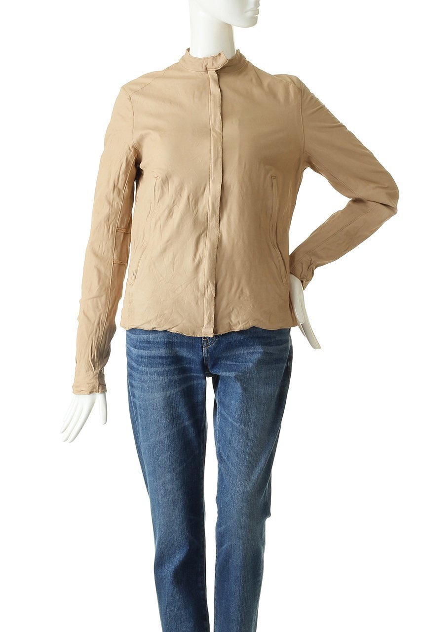 【シシ/sisii】のカウレザーシングルライダースジャケット 人気、トレンドファッション・服の通販 founy(ファニー) 　ファッション　Fashion　レディースファッション　WOMEN　アウター　Coat Outerwear　ジャケット　Jackets　ライダース　Riders Jacket　シンプル　Simple　ジャケット　Jacket　トレンド　Trend　定番　Standard　other-2|ID: prp329100000018513 ipo3291000000031410533