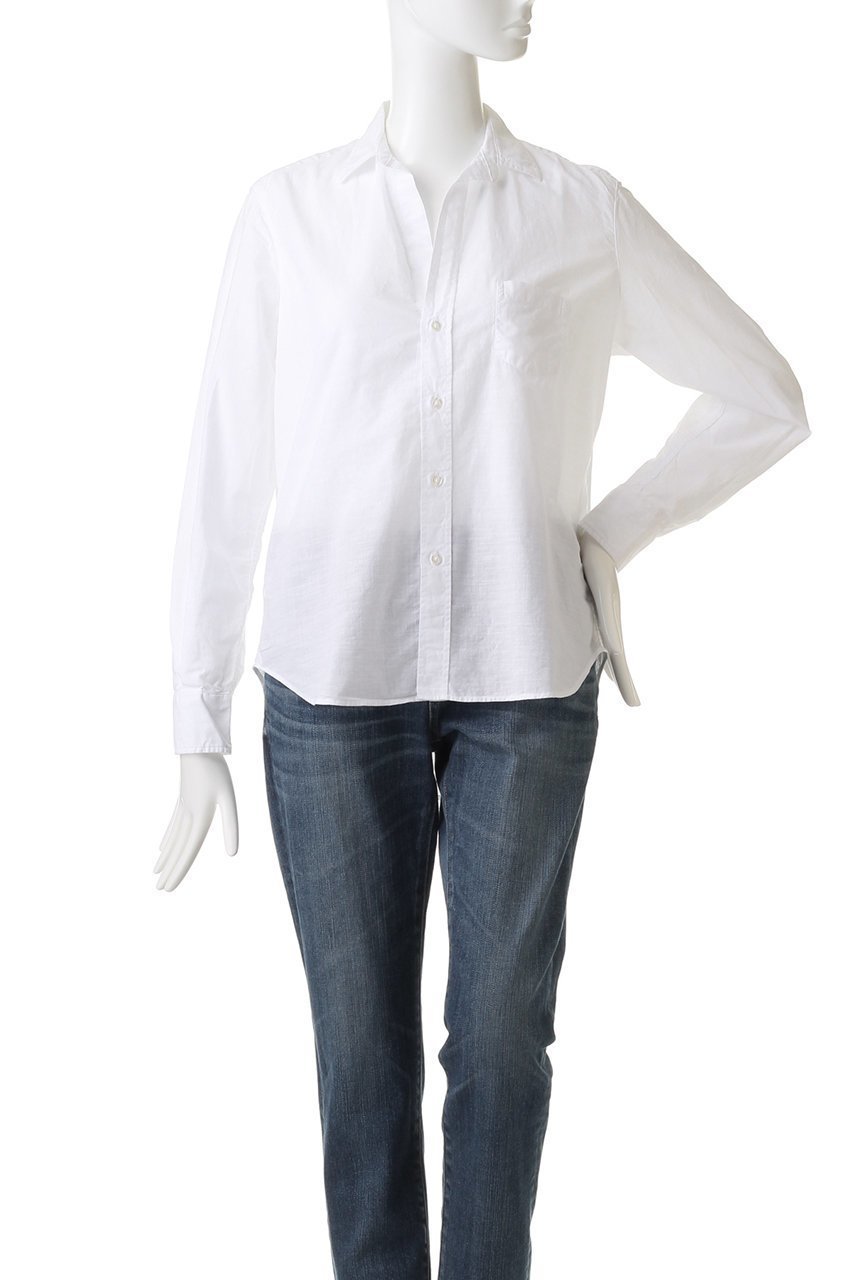 【フランク&アイリーン/Frank&Eileen】のEILEEN クラシックホワイトシャンブレー シャツ 人気、トレンドファッション・服の通販 founy(ファニー) 　ファッション　Fashion　レディースファッション　WOMEN　トップス・カットソー　Tops/Tshirt　シャツ/ブラウス　Shirts/Blouses　シンプル　Simple　スリーブ　Sleeve　ロング　Long　エレガント 上品　Elegant　定番　Standard　ビジネス 仕事 通勤　Business　other-2|ID: prp329100000018610 ipo3291000000031423406