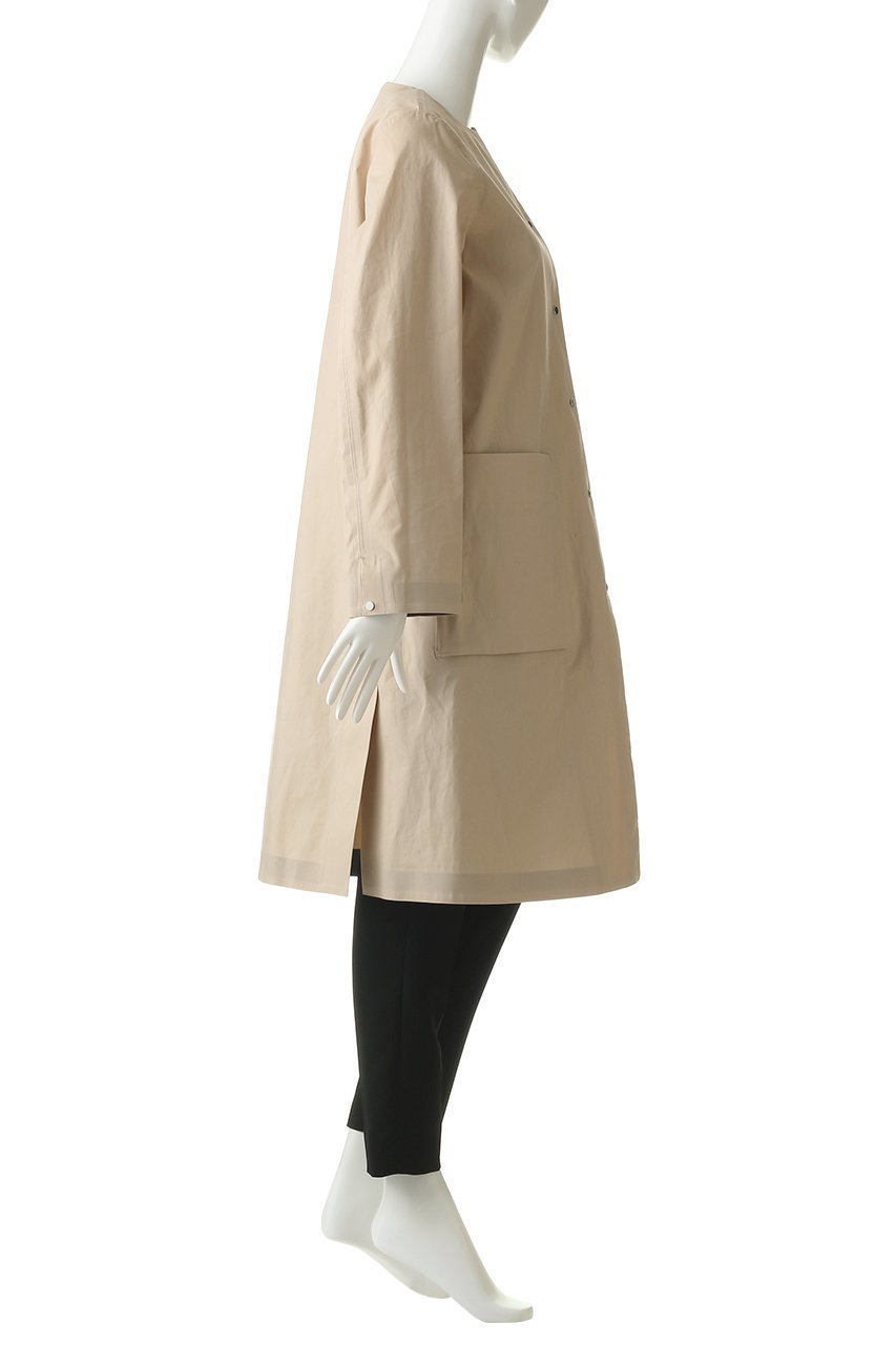 【エリオポール/heliopole】の【Traditional Weatherwear】ARKLEY LONG ノーカラーコート 人気、トレンドファッション・服の通販 founy(ファニー) 　ファッション　Fashion　レディースファッション　Fashion for Women　アウター　Coat / Outerwear Collection　コート・ロングコート・ピーコート　Long Coats, Peacoats & More　バランス　Balance, Style Balance　ポケット　Pocket, Pocket Detail　ロング　Long, Long-Length　エレガント 上品　Elegant　other-3|ID: prp329100000019066 ipo3291000000036459509