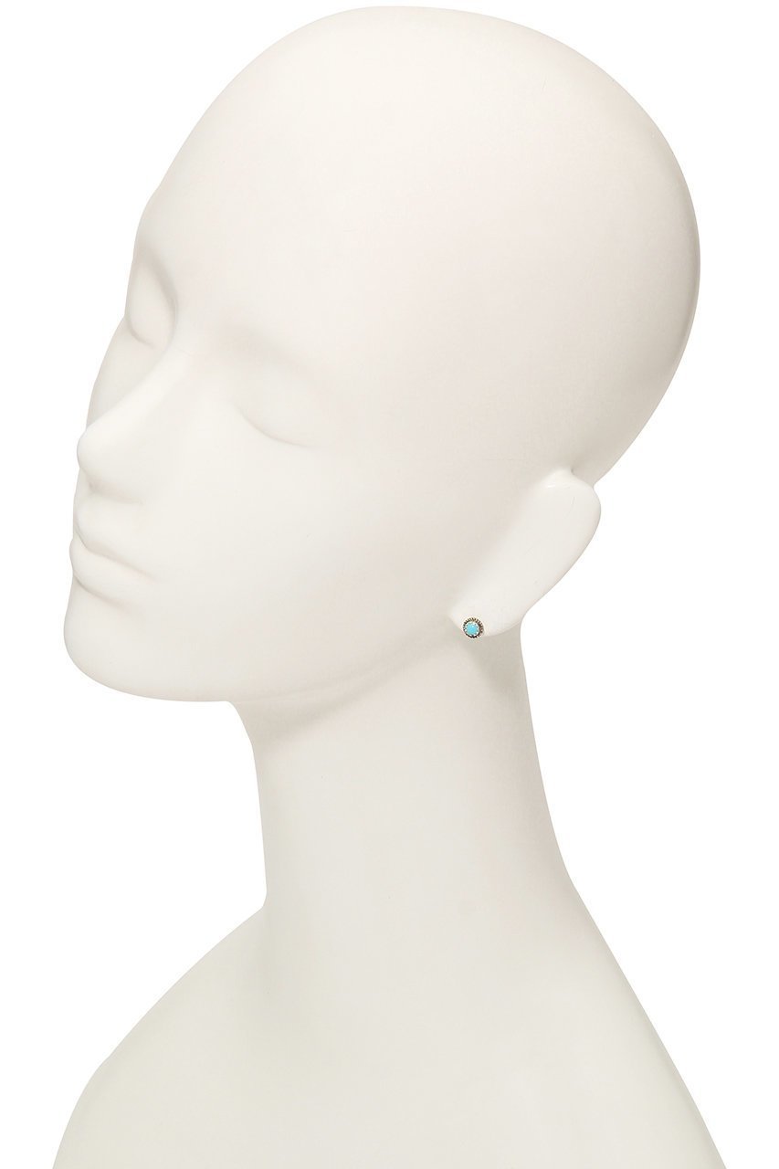 【エリオポール/heliopole】の【HARPO】ドットターコイズピアス 人気、トレンドファッション・服の通販 founy(ファニー) 　ファッション　Fashion　レディースファッション　Fashion for Women　ジュエリー　Jewelry　ファッションリング　Fashion Rings　イヤリング・フープ・ドロップタイプ　Hoop, Drop & Clip Earrings　おすすめ　Recommended / Our Picks　イヤリング　Earrings　イヤーカフ　Ear Cuffs　ドット　Polka Dot, Dot Pattern　エレガント 上品　Elegant　other-2|ID: prp329100000019076 ipo3291000000035757407