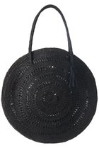 【エリオポール/heliopole】の【MAISON NH PARIS】サークル型ラフィアバッグ ブラック|ID: prp329100000019416 ipo3291000000035106126