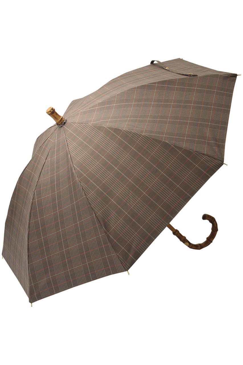 【エリオポール/heliopole】の【Traditional Weatherwear】UMBRELLA BAMBOO GOLD/傘(晴雨兼用) インテリア・キッズ・メンズ・レディースファッション・服の通販 founy(ファニー) 　ファッション　Fashion　レディースファッション　Fashion for Women　レイングッズ・傘・晴雨兼用傘　Umbrellas & Rain Gear　チェック　Check, Plaid, Tartan　ハンカチ　Handkerchief, Hanky　プレート　Plate, Dish　エレガント 上品　Elegant　傘　Umbrella, Parasol　日傘　Parasol, UV Umbrella　時計　Watch, Wristwatch　ブラウン|ID: prp329100000019434 ipo3291000000032870005
