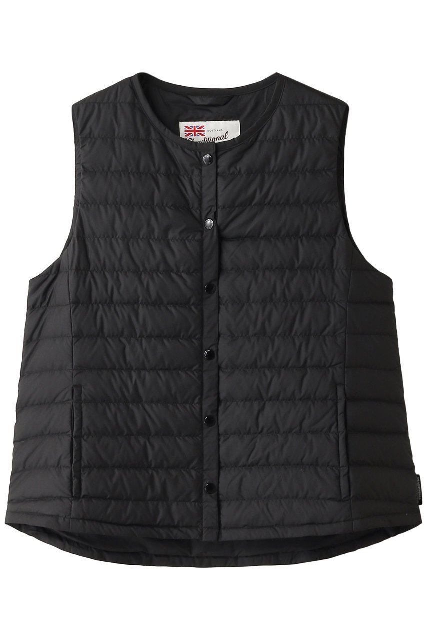 【エリオポール/heliopole】の【Traditional Weatherwear】【ARKLEY】 DOWN VEST PACKABLE/ダウンベスト(パッカブル) インテリア・キッズ・メンズ・レディースファッション・服の通販 founy(ファニー) 　ファッション　Fashion　レディースファッション　Fashion for Women　アウター　Coat / Outerwear Collection　コート・ロングコート・ピーコート　Long Coats, Peacoats & More　インナー　Innerwear　シンプル　Simple, Minimal　ダウン　Down, Puffer　ベスト　Vest, Waistcoat　定番　Standard, Basic Item　ブラック|ID: prp329100000019441 ipo3291000000036459522