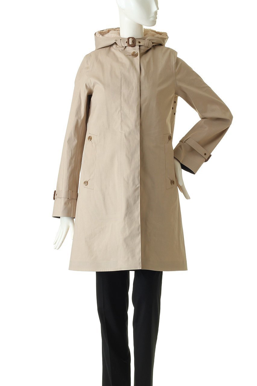 【エリオポール/heliopole】の【Traditional Weatherwear】【DELVINE】 with FUR ファーライナーAラインコート 人気、トレンドファッション・服の通販 founy(ファニー) 　ファッション　Fashion　レディースファッション　Fashion for Women　アウター　Coat / Outerwear Collection　コート・ロングコート・ピーコート　Long Coats, Peacoats & More　Aラインコート　A-Line Coats　シンプル　Simple, Minimal　ライナー　Liner, Inner Layer　ロング　Long, Long-Length　定番　Standard, Basic Item　other-2|ID: prp329100000019442 ipo3291000000035824466