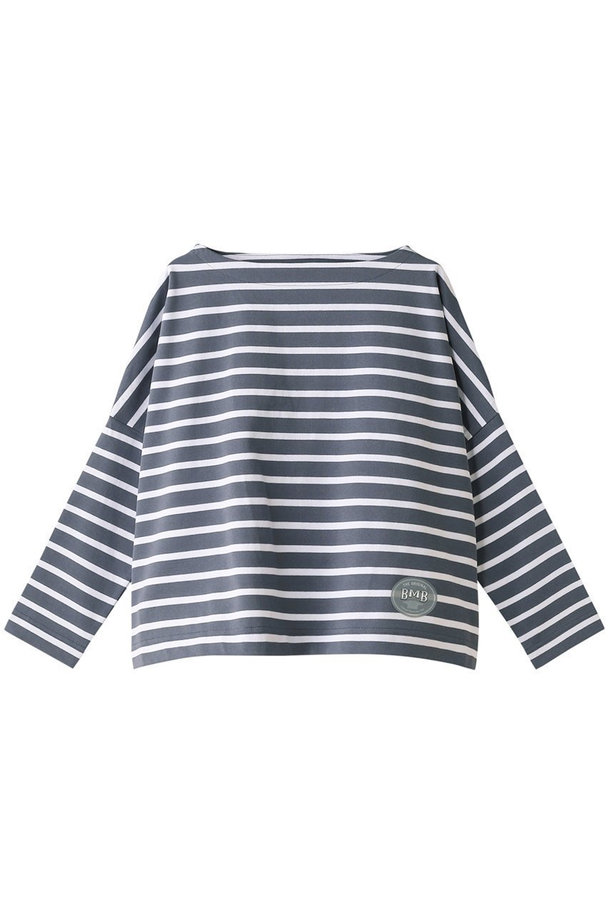 【エリオポール/heliopole】の【Traditional Weatherwear】【BMB】 ビッグマリンボートネックカットソー インテリア・キッズ・メンズ・レディースファッション・服の通販 founy(ファニー) ファッション Fashion レディースファッション Fashion for Women トップス・カットソー Cut & Sew Tops シャツ・ブラウス・オフィスカジュアル Elegant Blouses & Button-Ups ロングTシャツ・Tシャツ Longline T-Shirts & Tees カットソー・ベーシックTシャツ Cut-and-Sewn Tops / Stretch Tees & Basics カットソー Cut and Sewn Top ショルダー Shoulder, Shoulder Strap ショート Short, Short Length スリーブ Sleeve, Long Sleeve / Short Sleeve ドロップ Drop Shoulder, Dropped Style バランス Balance, Style Balance ボーダー Border, Stripe ロング Long, Long-Length 定番 Standard, Basic Item ブルーグレー×ホワイト|ID: prp329100000019443 ipo3291000000032840830