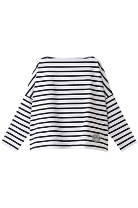 【エリオポール/heliopole】の【Traditional Weatherwear】【BMB】 ビッグマリンボートネックカットソー 人気、トレンドファッション・服の通販 founy(ファニー) ファッション Fashion レディースファッション Fashion for Women トップス・カットソー Cut & Sew Tops シャツ・ブラウス・オフィスカジュアル Elegant Blouses & Button-Ups ロングTシャツ・Tシャツ Longline T-Shirts & Tees カットソー・ベーシックTシャツ Cut-and-Sewn Tops / Stretch Tees & Basics カットソー Cut and Sewn Top ショルダー Shoulder, Shoulder Strap ショート Short, Short Length スリーブ Sleeve, Long Sleeve / Short Sleeve ドロップ Drop Shoulder, Dropped Style バランス Balance, Style Balance ボーダー Border, Stripe ロング Long, Long-Length 定番 Standard, Basic Item |ID:prp329100000019443