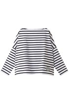 【エリオポール/heliopole】の【Traditional Weatherwear】【BMB】 ビッグマリンボートネックカットソー 人気、トレンドファッション・服の通販 founy(ファニー) ファッション Fashion レディースファッション Fashion for Women トップス・カットソー Cut & Sew Tops シャツ・ブラウス・オフィスカジュアル Elegant Blouses & Button-Ups ロングTシャツ・Tシャツ Longline T-Shirts & Tees カットソー・ベーシックTシャツ Cut-and-Sewn Tops / Stretch Tees & Basics カットソー Cut and Sewn Top ショルダー Shoulder, Shoulder Strap ショート Short, Short Length スリーブ Sleeve, Long Sleeve / Short Sleeve ドロップ Drop Shoulder, Dropped Style バランス Balance, Style Balance ボーダー Border, Stripe ロング Long, Long-Length 定番 Standard, Basic Item thumbnail ホワイト×ブラック|ID: prp329100000019443 ipo3291000000036661603