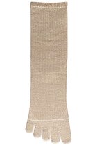 【ダブルアンドエフダブル/w&fw】のLOVE シルク5本指ソックス ベージュ|ID: prp329100000019526 ipo3291000000036153484