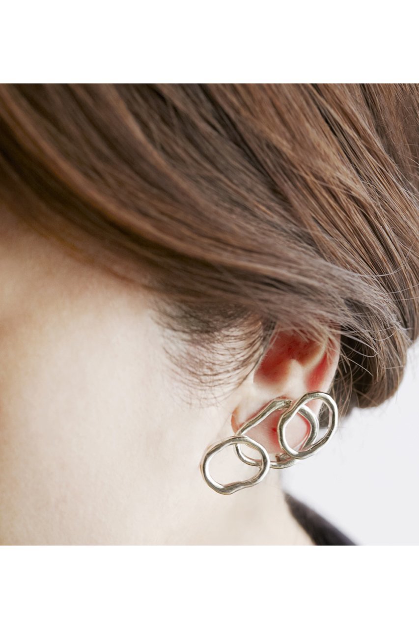 【イリスフォーセブン/IRIS 47】のvein earring 人気、トレンドファッション・服の通販 founy(ファニー) 　ファッション　Fashion　レディースファッション　Fashion for Women　ジュエリー　Jewelry　ファッションリング　Fashion Rings　イヤリング・フープ・ドロップタイプ　Hoop, Drop & Clip Earrings　イヤリング　Earrings　クール　Cool, Chic　サークル　Circle, Round Design　シルバー　Silver, Metallic Silver　other-2|ID: prp329100000019790 ipo3291000000031447811
