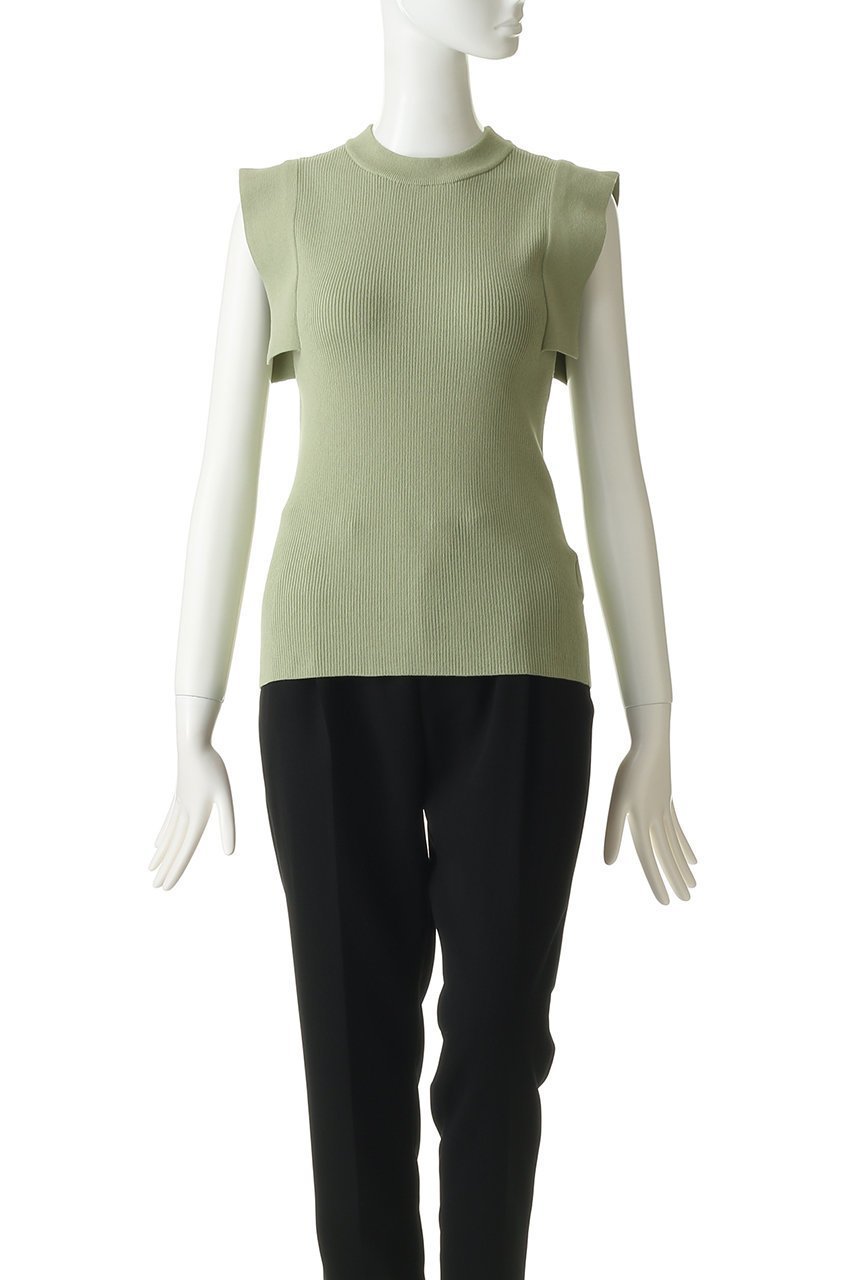 【クラネ/CLANE】のSQUARE SLEEVE KNIT TOPS/トップス 人気、トレンドファッション・服の通販 founy(ファニー) 　ファッション　Fashion　レディースファッション　Fashion for Women　トップス・カットソー　Cut & Sew Tops　ニット　Knit Tops & Sweaters　カジュアルプルオーバー・ニットトップス　Pullovers & Knit Tops / Casual Pullovers　シンプル　Simple, Minimal　スクエア　Square, Square Shape　スリーブ　Sleeve, Long Sleeve / Short Sleeve　フィット　Fit, Slim Fit　other-2|ID: prp329100000024987 ipo3291000000036099087