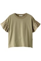 【クラネ/CLANE】のFRILL SLEEVE TOPS/トップス モスグリーン|ID: prp329100000024996 ipo3291000000036974468