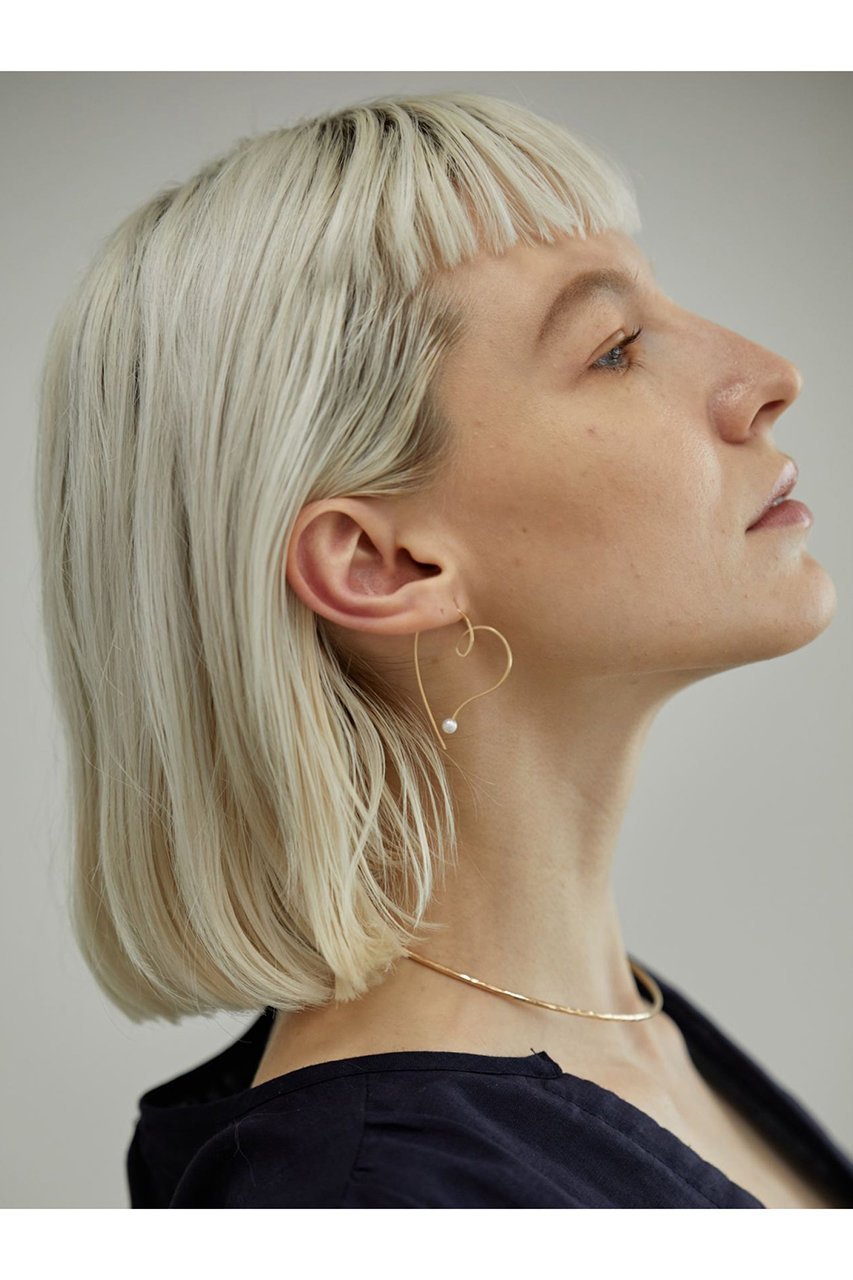 【ナチュラリジュエリ/NATURALI JEWELRY】の【ELLE SHOP限定】スケッチハート フープピアス 人気、トレンドファッション・服の通販 founy(ファニー) 　ファッション　Fashion　レディースファッション　Fashion for Women　ジュエリー　Jewelry　ファッションリング　Fashion Rings　イヤリング・フープ・ドロップタイプ　Hoop, Drop & Clip Earrings　イヤリング　Earrings　チェック　Check, Plaid, Tartan　パール　Pearl, Pearl Accent　フープ　Hoop, Hoop Earrings　エレガント 上品　Elegant　再入荷　Restock / Back in Stock　other-2|ID: prp329100000025952 ipo3291000000036178054