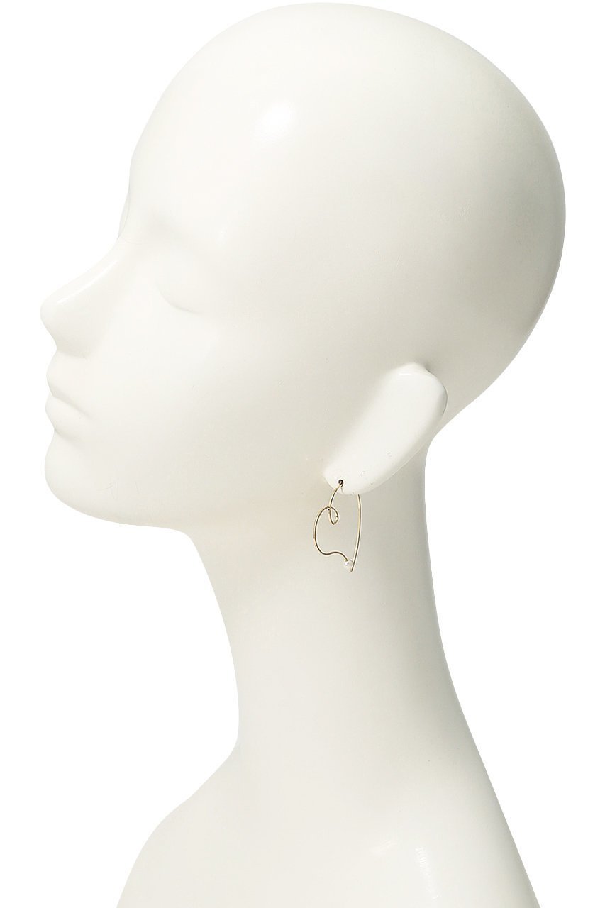 【ナチュラリジュエリ/NATURALI JEWELRY】の【ELLE SHOP限定】スケッチハート フープピアス 人気、トレンドファッション・服の通販 founy(ファニー) 　ファッション　Fashion　レディースファッション　Fashion for Women　ジュエリー　Jewelry　ファッションリング　Fashion Rings　イヤリング・フープ・ドロップタイプ　Hoop, Drop & Clip Earrings　イヤリング　Earrings　チェック　Check, Plaid, Tartan　パール　Pearl, Pearl Accent　フープ　Hoop, Hoop Earrings　エレガント 上品　Elegant　再入荷　Restock / Back in Stock　other-4|ID: prp329100000025952 ipo3291000000036178056