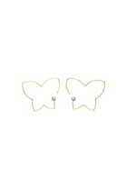 【ナチュラリジュエリ/NATURALI JEWELRY】のバタフライフープピアス ゴールド|ID: prp329100000025978 ipo3291000000030802422