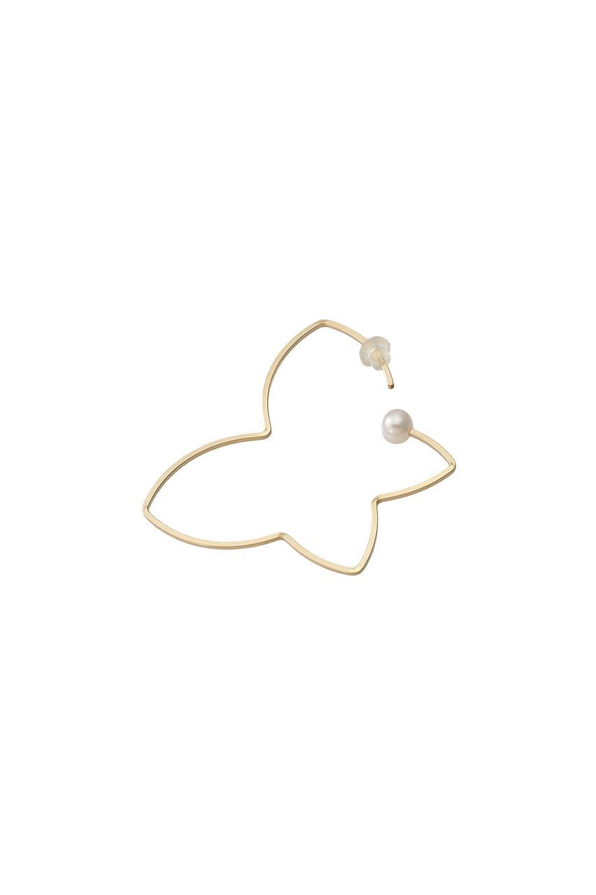 【ナチュラリジュエリ/NATURALI JEWELRY】のバタフライフープピアス 人気、トレンドファッション・服の通販 founy(ファニー) 　ファッション　Fashion　レディースファッション　WOMEN　ジュエリー　Jewelry　リング　Rings　イヤリング　Earrings　イヤリング　Earrings　オケージョン　Occasion　シンプル　Simple　バタフライ　Butterfly　パール　Pearl　フォルム　Form　フープ　Hoop　モチーフ　Motif　リュクス　Luxe　other-3|ID: prp329100000025978 ipo3291000000031266980