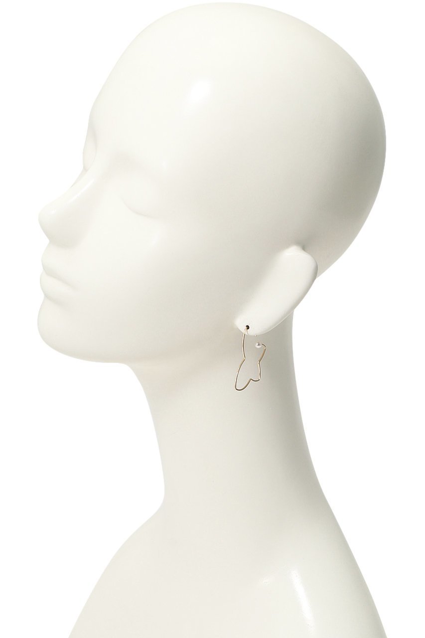 【ナチュラリジュエリ/NATURALI JEWELRY】のバタフライフープピアス 人気、トレンドファッション・服の通販 founy(ファニー) 　ファッション　Fashion　レディースファッション　Fashion for Women　ジュエリー　Jewelry　ファッションリング　Fashion Rings　イヤリング・フープ・ドロップタイプ　Hoop, Drop & Clip Earrings　イヤリング　Earrings　オケージョン　Occasion Wear　シンプル　Simple, Minimal　バタフライ　Butterfly, Butterfly Motif　パール　Pearl, Pearl Accent　フォルム　Silhouette, Form　フープ　Hoop, Hoop Earrings　モチーフ　Motif, Design Theme　リュクス　Luxury, Elegant, High-End, Chic　other-2|ID: prp329100000025978 ipo3291000000036178049
