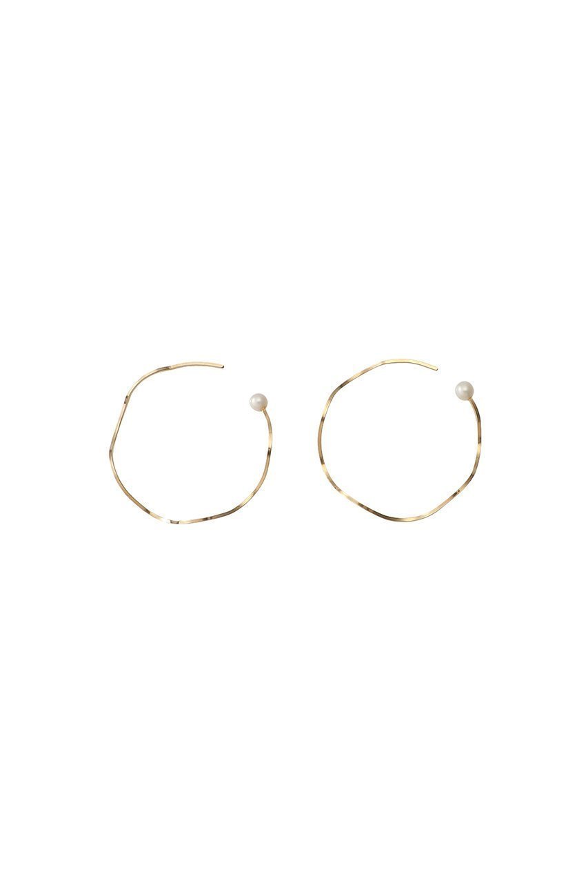 【ナチュラリジュエリ/NATURALI JEWELRY】のウェーブフープピアス インテリア・キッズ・メンズ・レディースファッション・服の通販 founy(ファニー) 　ファッション　Fashion　レディースファッション　Fashion for Women　ジュエリー　Jewelry　ファッションリング　Fashion Rings　イヤリング・フープ・ドロップタイプ　Hoop, Drop & Clip Earrings　なめらか　Smooth, Silky Texture　イヤリング　Earrings　ウェーブ　Wavy Pattern　エアリー　Airy Texture　フープ　Hoop, Hoop Earrings　再入荷　Restock / Back in Stock　パール|ID: prp329100000026039 ipo3291000000030802408