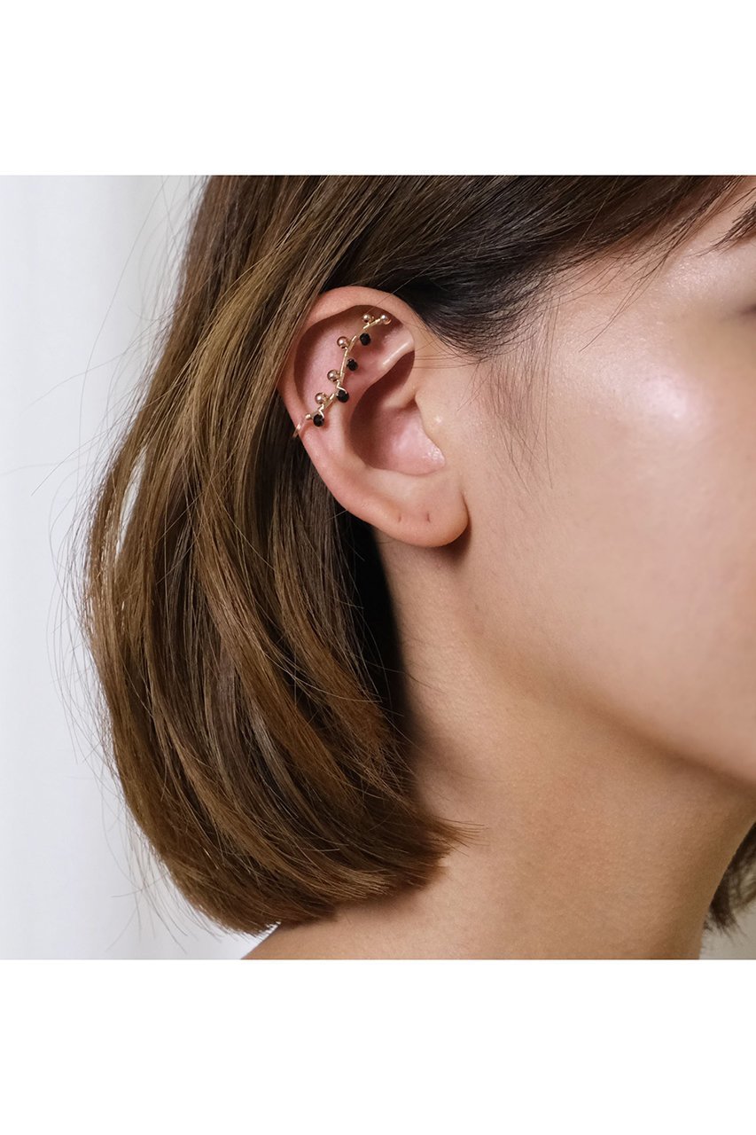 【ナチュラリジュエリ/NATURALI JEWELRY】のウェーブクリップピアス(ブラックスピネルミックス) 人気、トレンドファッション・服の通販 founy(ファニー) 　ファッション　Fashion　レディースファッション　Fashion for Women　ジュエリー　Jewelry　ファッションリング　Fashion Rings　イヤリング・フープ・ドロップタイプ　Hoop, Drop & Clip Earrings　イヤリング　Earrings　コンパクト　Compact, Small Size　再入荷　Restock / Back in Stock　other-4|ID: prp329100000026057 ipo3291000000031266929