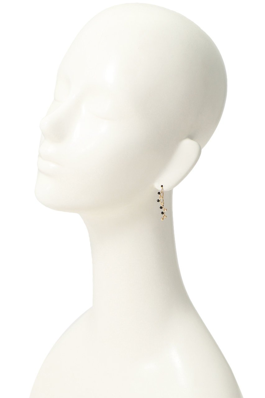 【ナチュラリジュエリ/NATURALI JEWELRY】のウェーブクリップピアス(ブラックスピネルミックス) 人気、トレンドファッション・服の通販 founy(ファニー) 　ファッション　Fashion　レディースファッション　Fashion for Women　ジュエリー　Jewelry　ファッションリング　Fashion Rings　イヤリング・フープ・ドロップタイプ　Hoop, Drop & Clip Earrings　イヤリング　Earrings　コンパクト　Compact, Small Size　再入荷　Restock / Back in Stock　other-5|ID: prp329100000026057 ipo3291000000031329974