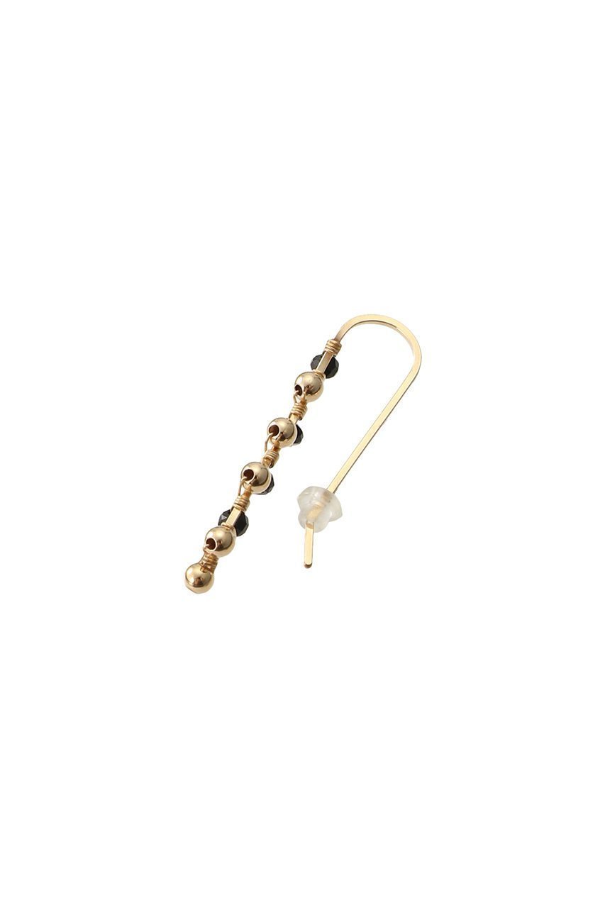 【ナチュラリジュエリ/NATURALI JEWELRY】のウェーブクリップピアス(ブラックスピネルミックス) 人気、トレンドファッション・服の通販 founy(ファニー) 　ファッション　Fashion　レディースファッション　Fashion for Women　ジュエリー　Jewelry　ファッションリング　Fashion Rings　イヤリング・フープ・ドロップタイプ　Hoop, Drop & Clip Earrings　イヤリング　Earrings　コンパクト　Compact, Small Size　再入荷　Restock / Back in Stock　other-6|ID: prp329100000026057 ipo3291000000031329975