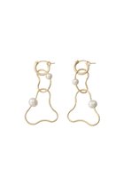 【ナチュラリジュエリ/NATURALI JEWELRY】のイレギュラーウェーブピアス パール|ID: prp329100000026062 ipo3291000000030802402