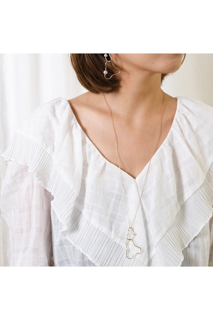 【ナチュラリジュエリ/NATURALI JEWELRY】のイレギュラーウェーブネックレス 人気、トレンドファッション・服の通販 founy(ファニー) 　ファッション　Fashion　レディースファッション　Fashion for Women　ジュエリー　Jewelry　ネックレス　Necklaces & Pendants　シンプル　Simple, Minimal　チェーン　Chain, Chain Strap　ネックレス　Necklace, Pendant Necklace　ハンド　Hand, Handmade　パール　Pearl, Pearl Accent　フープ　Hoop, Hoop Earrings　ワンポイント　One Point, Statement Accent　other-2|ID: prp329100000026065 ipo3291000000031266912