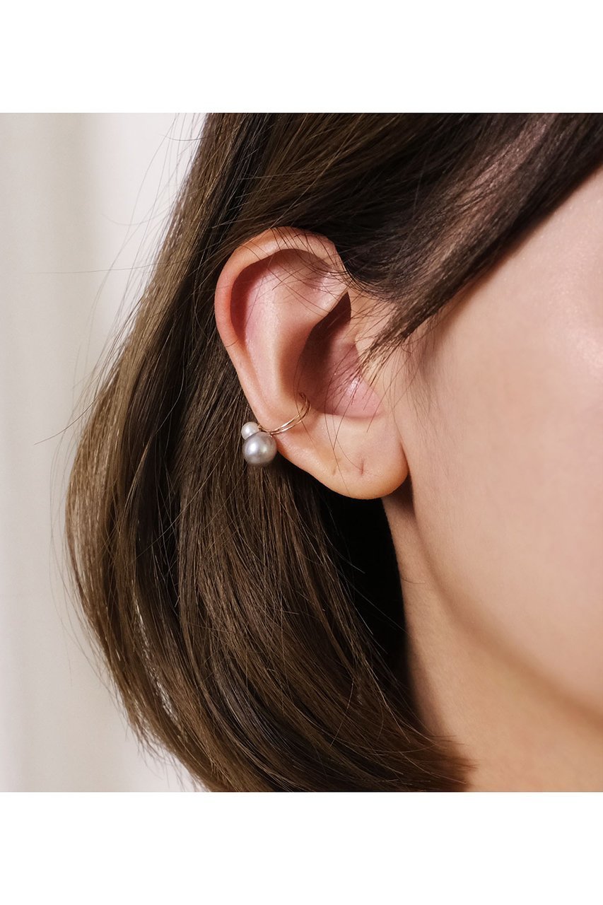 【ナチュラリジュエリ/NATURALI JEWELRY】のK10 ツインパール イヤーカフ(片耳用) 人気、トレンドファッション・服の通販 founy(ファニー) 　ファッション　Fashion　レディースファッション　Fashion for Women　ジュエリー　Jewelry　ファッションリング　Fashion Rings　イヤリング・フープ・ドロップタイプ　Hoop, Drop & Clip Earrings　おすすめ　Recommended / Our Picks　イヤリング　Earrings　イヤーカフ　Ear Cuffs　パール　Pearl, Pearl Accent　エレガント 上品　Elegant　片耳　One-Ear, Single Earring　other-2|ID: prp329100000026084 ipo3291000000031266905
