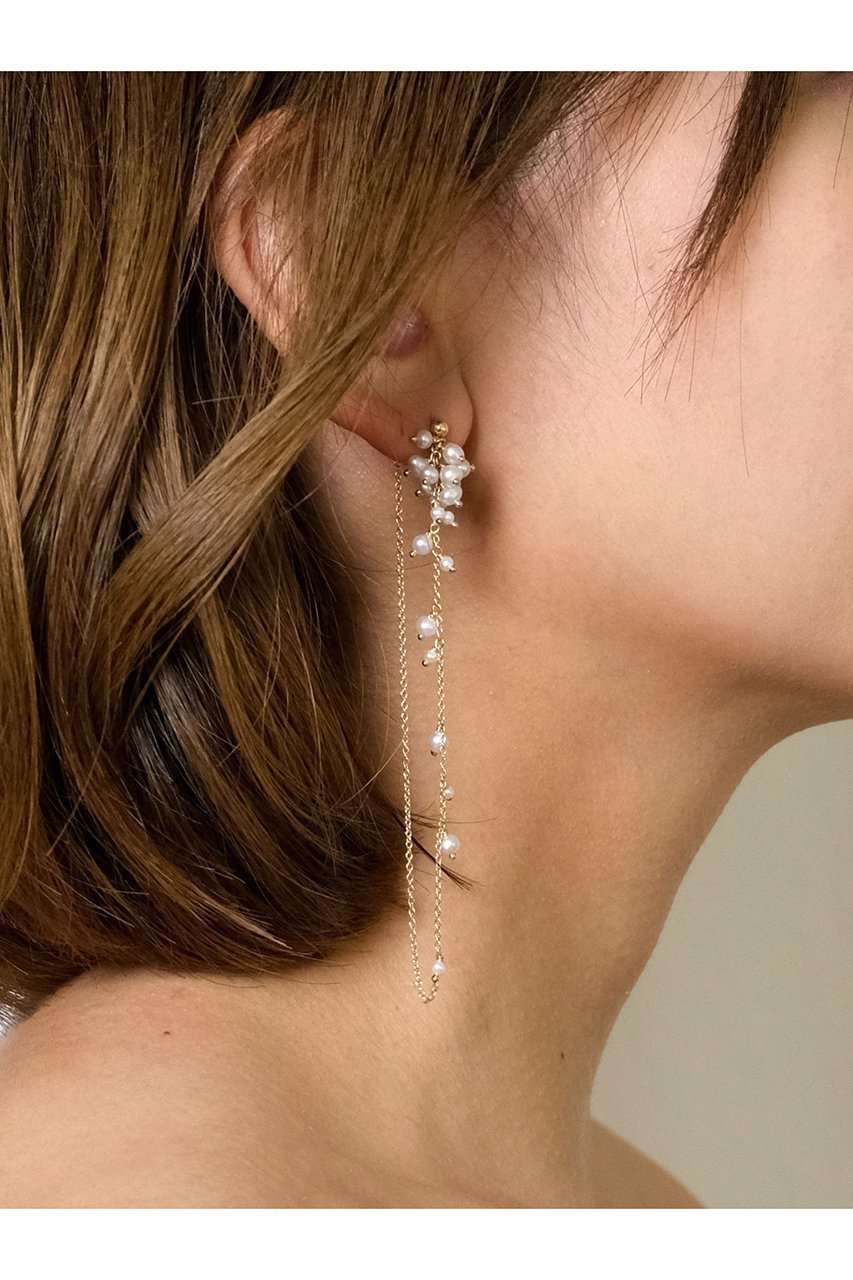 【ナチュラリジュエリ/NATURALI JEWELRY】のマルベリーパールピアス L 人気、トレンドファッション・服の通販 founy(ファニー) 　ファッション　Fashion　レディースファッション　Fashion for Women　ジュエリー　Jewelry　ファッションリング　Fashion Rings　イヤリング・フープ・ドロップタイプ　Hoop, Drop & Clip Earrings　イヤリング　Earrings　シンプル　Simple, Minimal　チェーン　Chain, Chain Strap　パーティ　Party, Party Style　パール　Pearl, Pearl Accent　ロング　Long, Long-Length　other-2|ID: prp329100000026095 ipo3291000000035555616