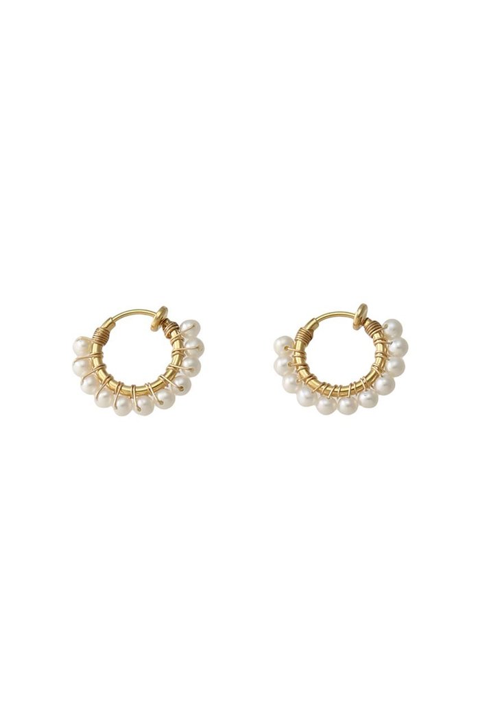 【ナチュラリジュエリ/NATURALI JEWELRY】のパール巻フープイヤリング S インテリア・キッズ・メンズ・レディースファッション・服の通販 founy(ファニー) https://founy.com/ ファッション Fashion レディースファッション WOMEN ジュエリー Jewelry リング Rings イヤリング Earrings イヤリング Earrings シンプル Simple パール Pearl フェミニン Feminine フープ Hoop エレガント 上品 Elegant 定番 Standard |ID: prp329100000026110 ipo3291000000030802626