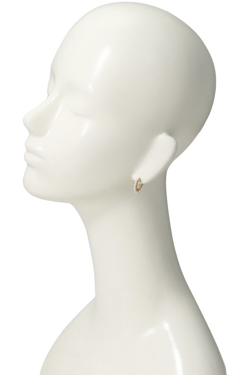 【ナチュラリジュエリ/NATURALI JEWELRY】のパール巻フープピアス S 人気、トレンドファッション・服の通販 founy(ファニー) 　ファッション　Fashion　レディースファッション　Fashion for Women　ジュエリー　Jewelry　ファッションリング　Fashion Rings　イヤリング・フープ・ドロップタイプ　Hoop, Drop & Clip Earrings　イヤリング　Earrings　シンプル　Simple, Minimal　パール　Pearl, Pearl Accent　フェミニン　Feminine, Girly　フープ　Hoop, Hoop Earrings　エレガント 上品　Elegant　定番　Standard, Basic Item　other-2|ID: prp329100000026112 ipo3291000000031267319