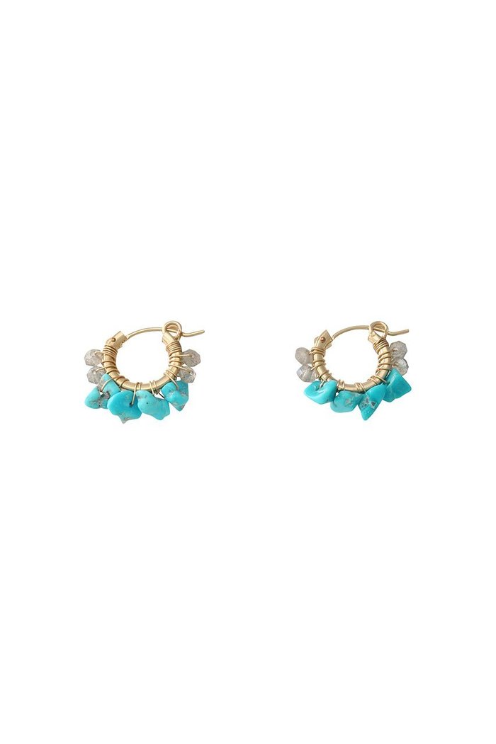 【ナチュラリジュエリ/NATURALI JEWELRY】のターコイズ&ラブラドライト 巻フープピアス (12月誕生石) インテリア・キッズ・メンズ・レディースファッション・服の通販 founy(ファニー) https://founy.com/ ファッション Fashion レディースファッション WOMEN ジュエリー Jewelry リング Rings イヤリング Earrings イヤリング Earrings ターコイズ Turquoise フープ Hoop エレガント 上品 Elegant 定番 Standard |ID: prp329100000026137 ipo3291000000030802614