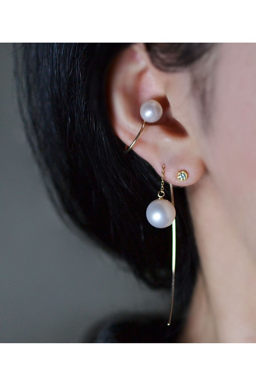 【ナチュラリジュエリ/NATURALI JEWELRY】のK10 パール イヤカフ 人気、トレンドファッション・服の通販 founy(ファニー) 　ファッション　Fashion　レディースファッション　WOMEN　ジュエリー　Jewelry　リング　Rings　イヤリング　Earrings　おすすめ　Recommend　イヤリング　Earrings　イヤーカフ　Ear Cuff　シンプル　Simple　パール　Pearl　フェミニン　Feminine　エレガント 上品　Elegant　定番　Standard　片耳　One Ear　other-2|ID: prp329100000026140 ipo3291000000031267301