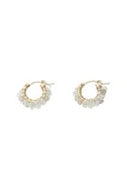 【ナチュラリジュエリ/NATURALI JEWELRY】のアクアマリン ミスティー 巻フープピアス アクアマリン|ID: prp329100000026165 ipo3291000000030802611
