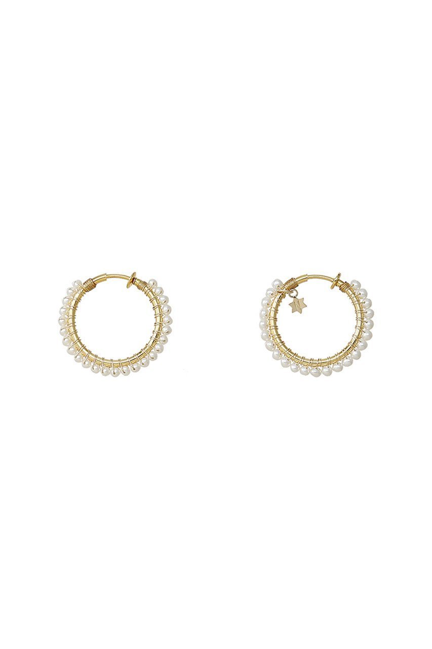 【ナチュラリジュエリ/NATURALI JEWELRY】のパール巻フープイヤリング M インテリア・キッズ・メンズ・レディースファッション・服の通販 founy(ファニー) 　ファッション　Fashion　レディースファッション　Fashion for Women　ジュエリー　Jewelry　ファッションリング　Fashion Rings　イヤリング・フープ・ドロップタイプ　Hoop, Drop & Clip Earrings　イヤリング　Earrings　パール　Pearl, Pearl Accent　フープ　Hoop, Hoop Earrings　エレガント 上品　Elegant　定番　Standard, Basic Item　パール|ID: prp329100000026176 ipo3291000000030802605