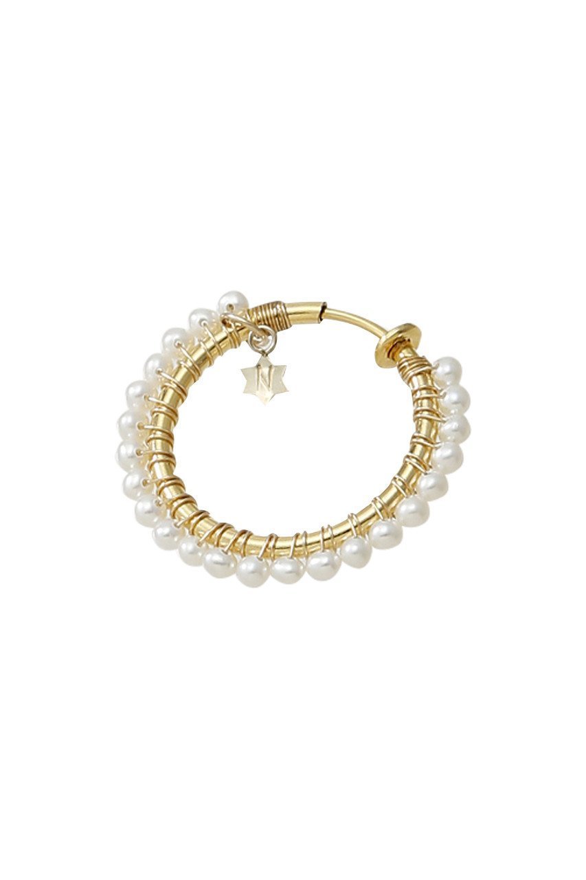 【ナチュラリジュエリ/NATURALI JEWELRY】のパール巻フープイヤリング M 人気、トレンドファッション・服の通販 founy(ファニー) 　ファッション　Fashion　レディースファッション　Fashion for Women　ジュエリー　Jewelry　ファッションリング　Fashion Rings　イヤリング・フープ・ドロップタイプ　Hoop, Drop & Clip Earrings　イヤリング　Earrings　パール　Pearl, Pearl Accent　フープ　Hoop, Hoop Earrings　エレガント 上品　Elegant　定番　Standard, Basic Item　other-3|ID: prp329100000026176 ipo3291000000035612539