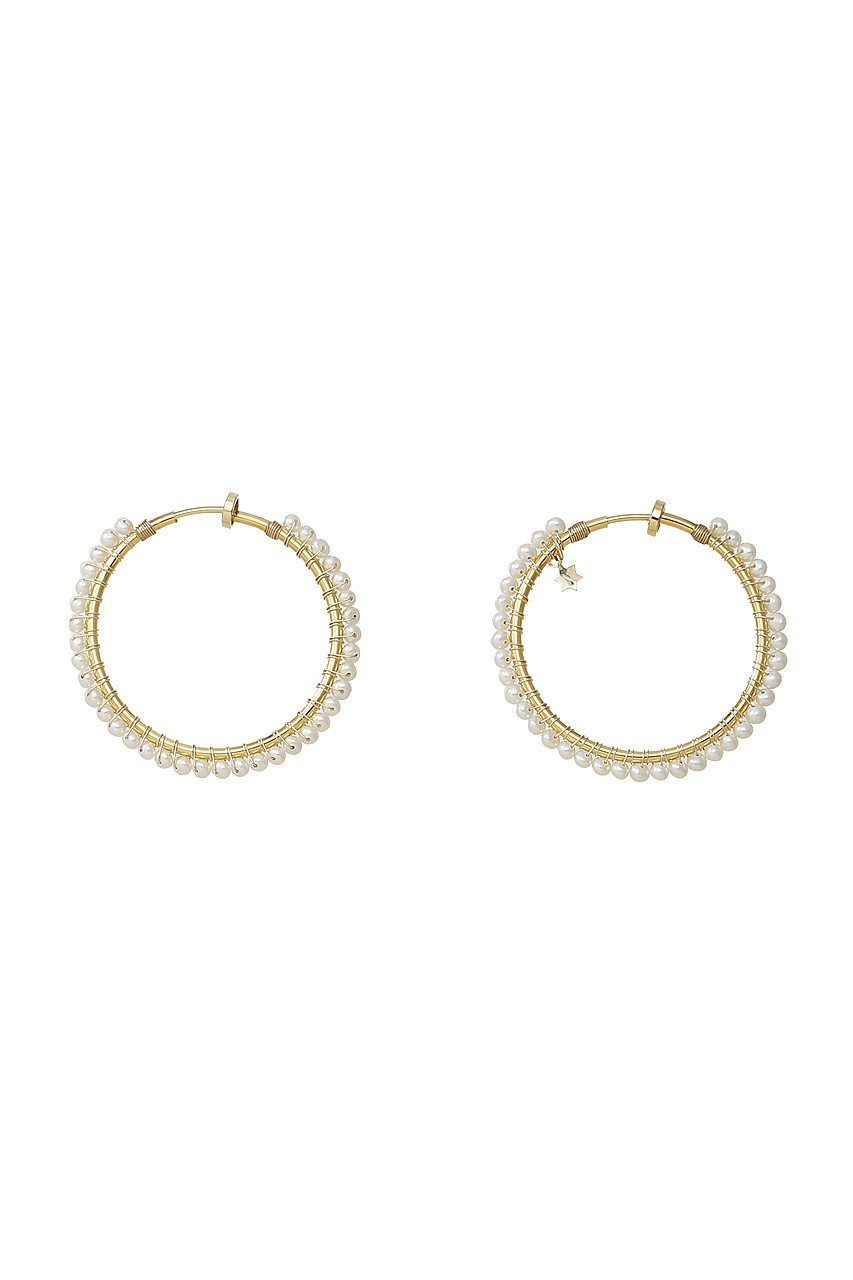 【ナチュラリジュエリ/NATURALI JEWELRY】のパール巻フープイヤリング L 人気、トレンドファッション・服の通販 founy(ファニー) 　ファッション　Fashion　レディースファッション　WOMEN　ジュエリー　Jewelry　リング　Rings　イヤリング　Earrings　イヤリング　Earrings　パーティ　Party　パール　Pearl　フープ　Hoop　エレガント 上品　Elegant　定番　Standard　 other-1|ID: prp329100000026179 ipo3291000000030802642