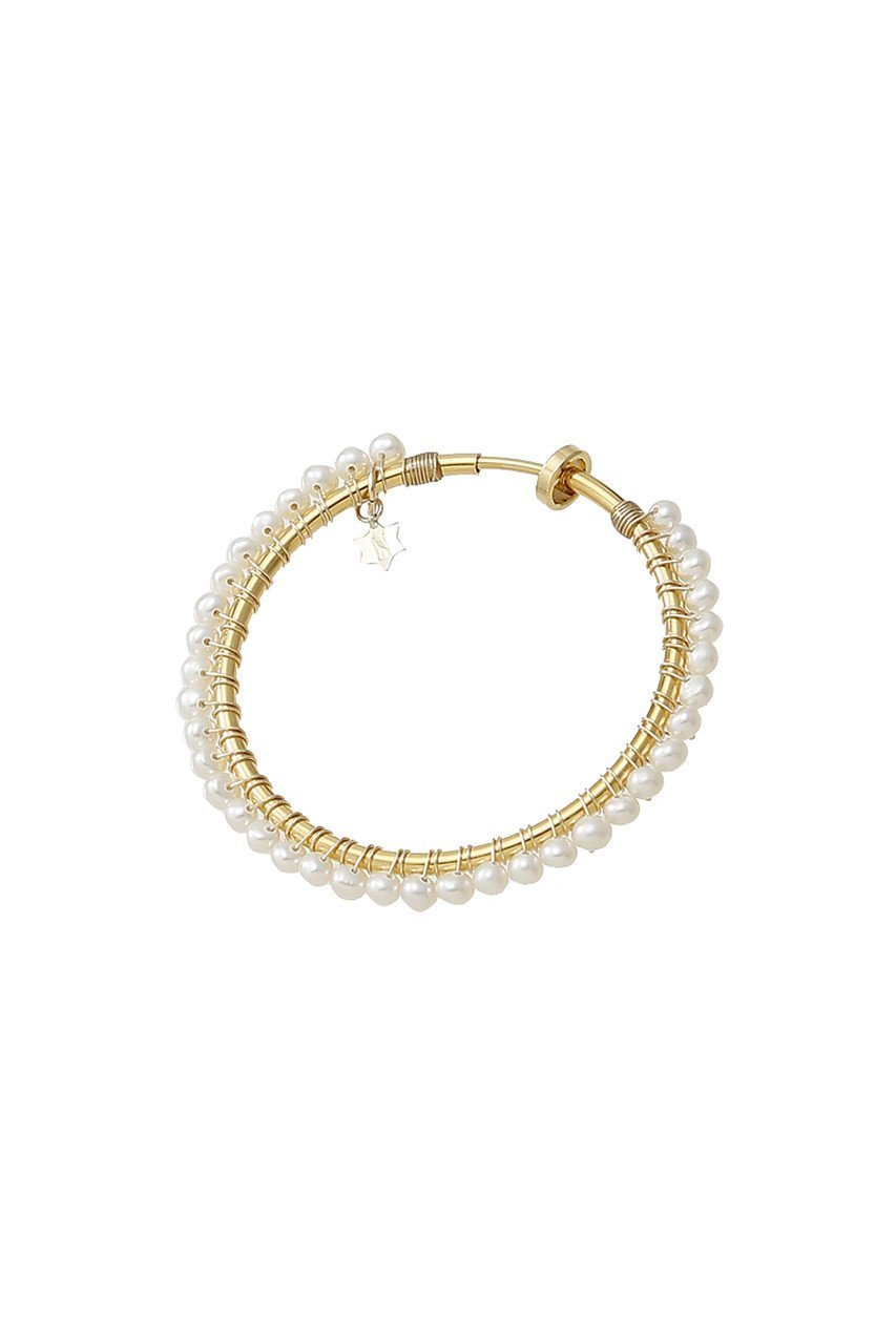 【ナチュラリジュエリ/NATURALI JEWELRY】のパール巻フープイヤリング L 人気、トレンドファッション・服の通販 founy(ファニー) 　ファッション　Fashion　レディースファッション　Fashion for Women　ジュエリー　Jewelry　ファッションリング　Fashion Rings　イヤリング・フープ・ドロップタイプ　Hoop, Drop & Clip Earrings　イヤリング　Earrings　パーティ　Party, Party Style　パール　Pearl, Pearl Accent　フープ　Hoop, Hoop Earrings　エレガント 上品　Elegant　定番　Standard, Basic Item　other-3|ID: prp329100000026179 ipo3291000000035612577